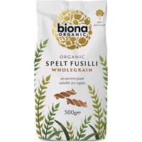 Biona Spelt Organic Fusilli Pasta - 500g at Natural Collection Biona Spelt Organic Fusilli Pasta - 500g.