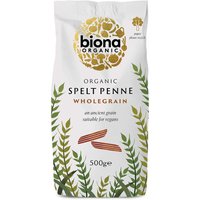 Biona Spelt Organic Penne Pasta - 500g at Natural Collection Biona Spelt Organic Penne Pasta - 500g.