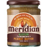 Meridian Peanut Butter - Crunchy - No Added Sugar or Salt - 280g