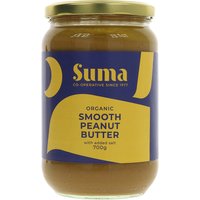 Suma Organic Peanut Butter - Smooth - Salted - 700g