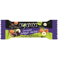 Organica Hazelnut Nougat Dark Chocolate 40g