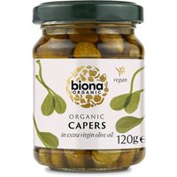 Biona Capers In Olive Oil - 120g