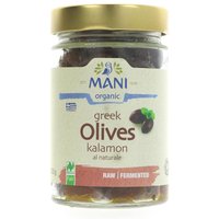Mani Blaeuel organic Kalamon Olives al Naturale - 205g