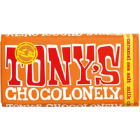 Tony's Chocolonely Milk Chocolate with Caramel and Sea Salt - 180g