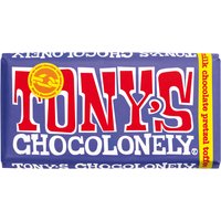 Tony's Chocolonely Dark Milk Chocolate with Pretzel and Toffee - 180g