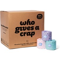Who Gives a Crap Recycled Double Length Toilet Tissue - 48 Rolls