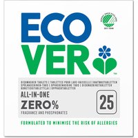 Ecover Zero All-in-One Dishwasher Tablets - 25 Tabs