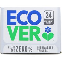 Ecover Zero Wapper Free All-in-One Dishwasher Tablets - 24 Tabs