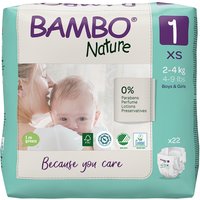 Bambo Nature Disposable Nappies - Newborn - Size 1 - Pack of 22