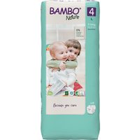 Bambo Nature Disposable Nappies - Maxi -Size 4 - Economy Pack of 48