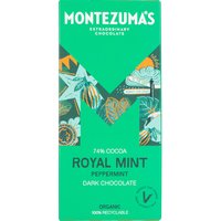 Montezumas Royal Mint Dark Chocolate with Peppermint Bar - 90g