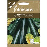 Johnsons Organic Courgette Seeds - Black Beauty