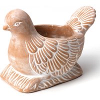 Terracotta Bird Planter