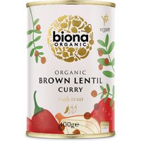 Biona Organic Brown Lentil Curry - 400g