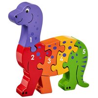 Lanka Kade Wooden Dinosaur Number 1-5 Jigsaw