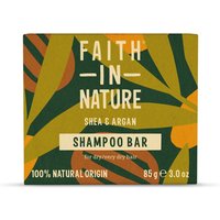 Faith in Nature Shea & Argan Shampoo Bar - 85g at Natural Collection Faith in Nature Shea & Argan Shampoo Bar - 85g.