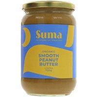 Suma Organic Peanut Butter - Smooth - Unsalted - 700g