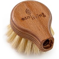 ecoLiving Long Handled Wooden Dish Brush Replacement Head ecoLiving Long Handled Wooden Dish Brush Replacement Head