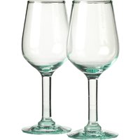 Tall Recycled Wine Glasses - Set of 2