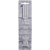 VENT For Change Recycled CD Case Pencils - Dusty Blue - Set of 3