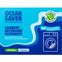 OceanSaver Laundry Eco Sheets - Fresh Linen - 30 Washes at Natural Collection OceanSaver Laundry Eco Sheets - Fresh Linen - 30 Washes.