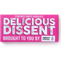 Amnesty Delicious Dissent Eton Mess White Chocolate Bar 100g