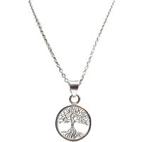 Fair Trade Silver Coloured Tree of Life Necklace