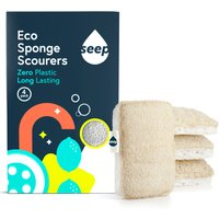 Seep Compostable Sponge and Loofah Scourer- 4 pack at Natural Collection Seep Compostable Sponge and Loofah Scourer- 4 pack.