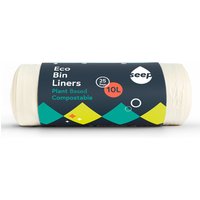 Seep Small Compostable Bin Liners - 10L -25 bags at Natural Collection Seep Small Compostable Bin Liners - 10L -25 bags.