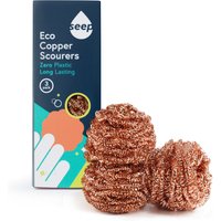 Seep Recyclable Copper Scourers - 3 pack at Natural Collection Seep Recyclable Copper Scourers - 3 pack.