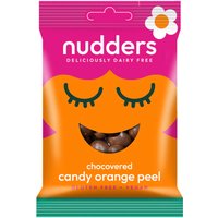 Nudders Dairy Free Chocovered Candy Orange Peel - 65g