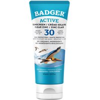 Badger Organic Broad Spectrum Clear Zinc Sunscreen - SPF30 - 87ml