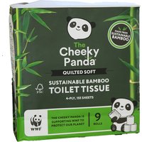 The Cheeky Panda Luxury Quilted Bamboo Toilet Tissue - 9 Rolls The Cheeky Panda Luxury Quilted Bamboo Toilet Tissue - 9 Rolls