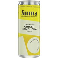 Natural Collection Suma Organic Sparkling Kombucha Ginger 250ml
