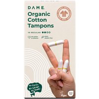 Natural Collection Enjoy 20% Off DAME Organic Cotton Tampons Regular Size 16 Pack