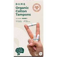 Natural Collection Enjoy 20% Off DAME Organic Cotton Super Tampons Pack of 16