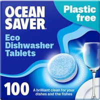OceanSaver Plastic Free Eco Dishwasher Tablets - 100 Tabs at Natural Collection OceanSaver Plastic Free Eco Dishwasher Tablets - 100 Tabs.