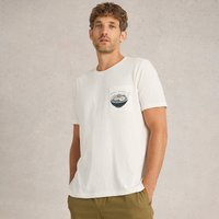 Natural Collection White Stuff Ramen Graphic Tee White Print