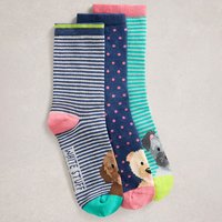 Natural Collection Enjoy 30% Off White Stuff Womens Dog Pals Socks 3 Pairs