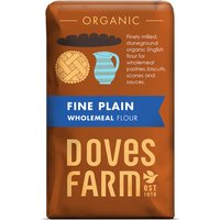 Doves Farm Organic Fine Plain Wholemeal Flour - 1kg