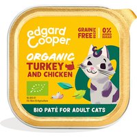 Natural Collection Edgard Cooper Organic Turkey and Chicken Pate for Adult Cats 85g