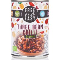 Free & Easy Three Bean Chilli 400g