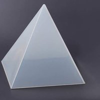 15cm superstora pyramidformar av silikonhartsform hantverkssmycken med plasttillverkningsverktyg