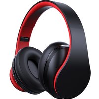 Stereo hörlurar bluetooth brusreducerande stora hörlurar trådlösa gamer hörlurar hopfällbara headset med mikrofon sportmusik hörlurar
