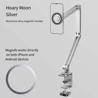 360 ° Rotatie Desktop Magnetische mobiele telefoonhouder Stand Verstelbare lange arm Mobiele telefoonbeugelhouder voor Magsafe iPhone 16 15 pro