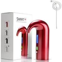 Elektrisk vinluftare automatisk vinhällare bärbar snabbvinkaraff dispenser usb uppladdningsbar smart rödvinsluftare
