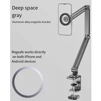 360 ° Rotatie Desktop Magnetische mobiele telefoonhouder Stand Verstelbare lange arm Mobiele telefoonbeugelhouder voor Magsafe iPhone 16 15 pro