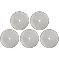 5 st återanvändbart kaffefilter rostfritt stål kaffefilternät för fransk press kaffe tebryggare filter