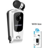Fineblue F920 Mini Wireless Bluetooth neck clip telescopische type business Oortelefoon Trilalarm Dragen Stereo Sport Auriculares