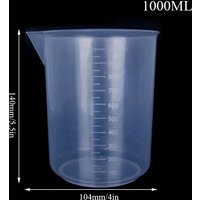 100ml/250ml/500ml/1000ml graderad plastmätbägare vätskebehållare epoxiharts silikontillverkningsverktyg genomskinlig blandningsbägare